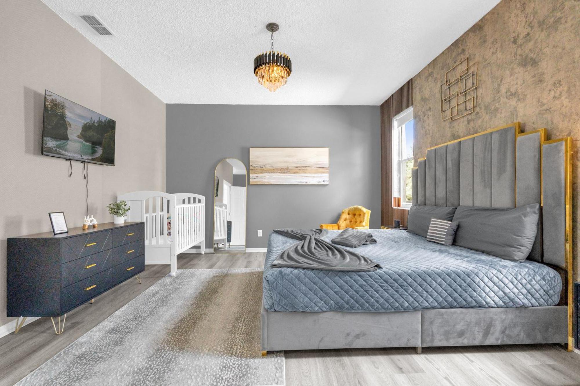Beautiful 5Br 4 Baths Themed Home Near Disney And Universal, Private Pool, Gameroom, Baby Crib And More Kissimmee Exterior photo